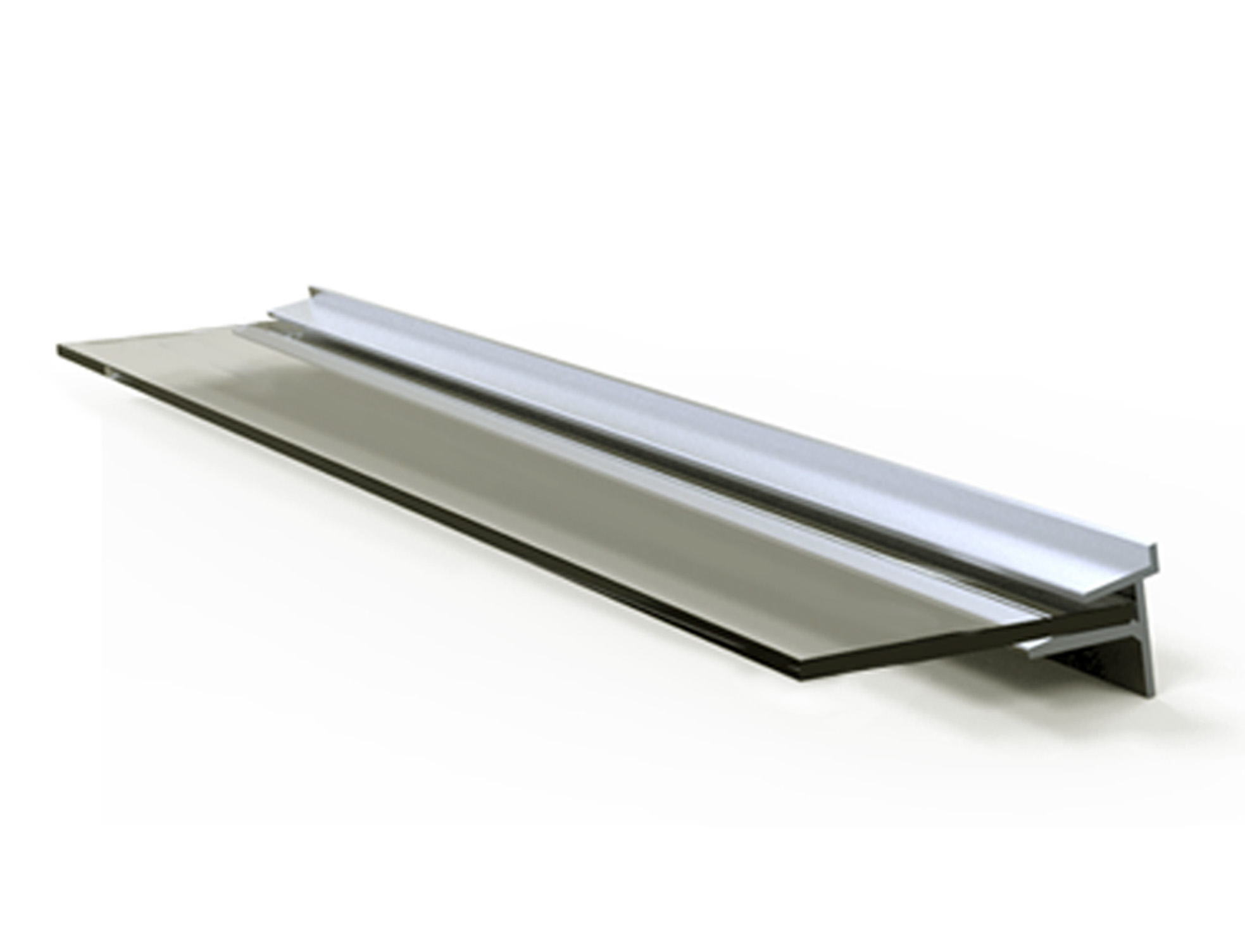 Aluminium Profile For 8mm Glass Shelf